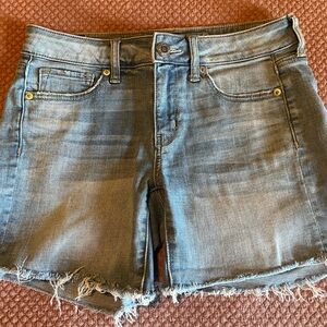 American Eagle Outfitters Light Blue Denim Shorts